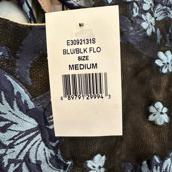 Elliatt Blue and Black Babydoll Mini Dress - Picture 8 of 11